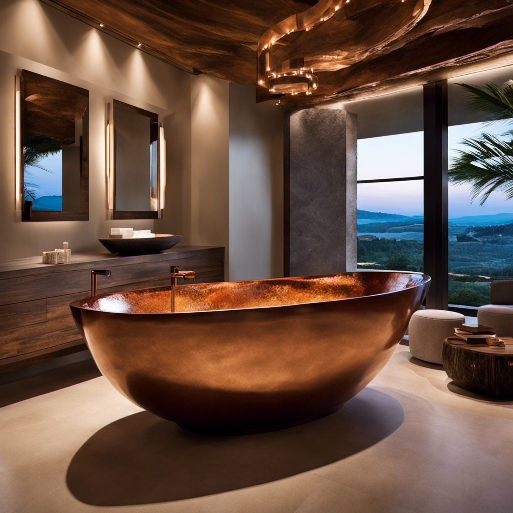 An image showcasing various bathtubs made from different materials