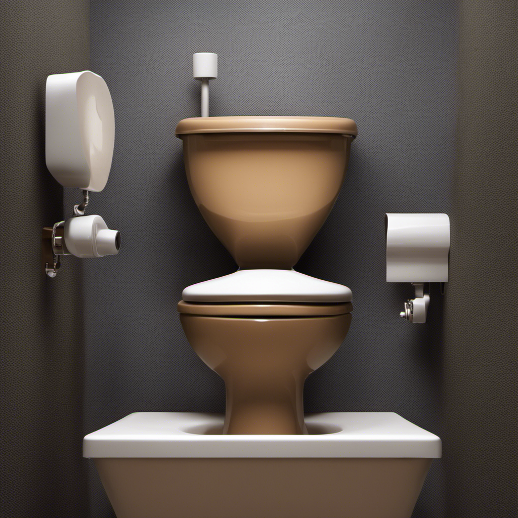 An image showcasing a comically exaggerated toilet bowl, overflowing with an enormous, bulging stool, symbolizing the topic of "Why Is My Poop so Big It Clogs the Toilet Reddit," for a blog post
