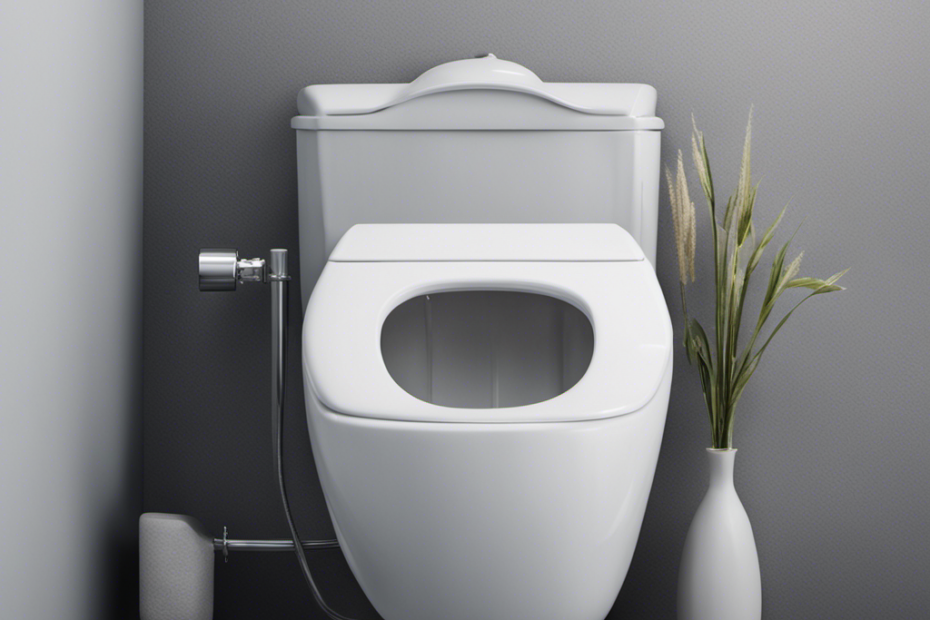 An image depicting a close-up view of a toilet tank with water overflowing from the fill valve, showcasing the mechanism's faulty float or flapper valve, illustrating the persistent issue of a running toilet