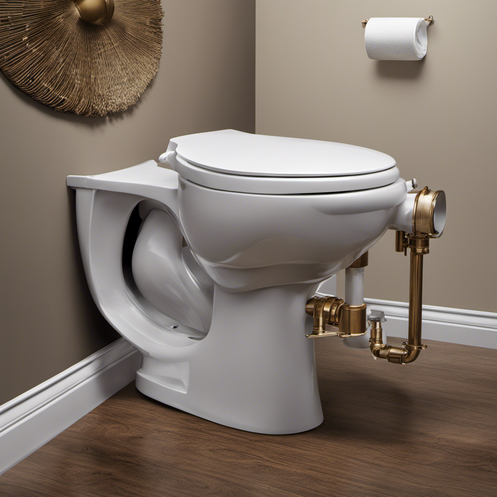An image showcasing a narrow toilet pipe with various common culprits causing clogs, such as excessive toilet paper, flushed foreign objects like toys or wipes, and built-up mineral deposits, leading to plumbing issues