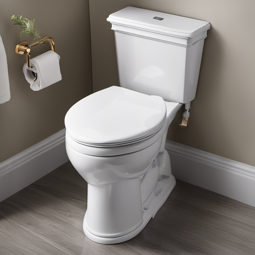 An image showcasing a toilet with water at a low level, flushing lever untouched, while clear, visible debris obstructs the drain, highlighting the frustrating issue of incomplete flushing