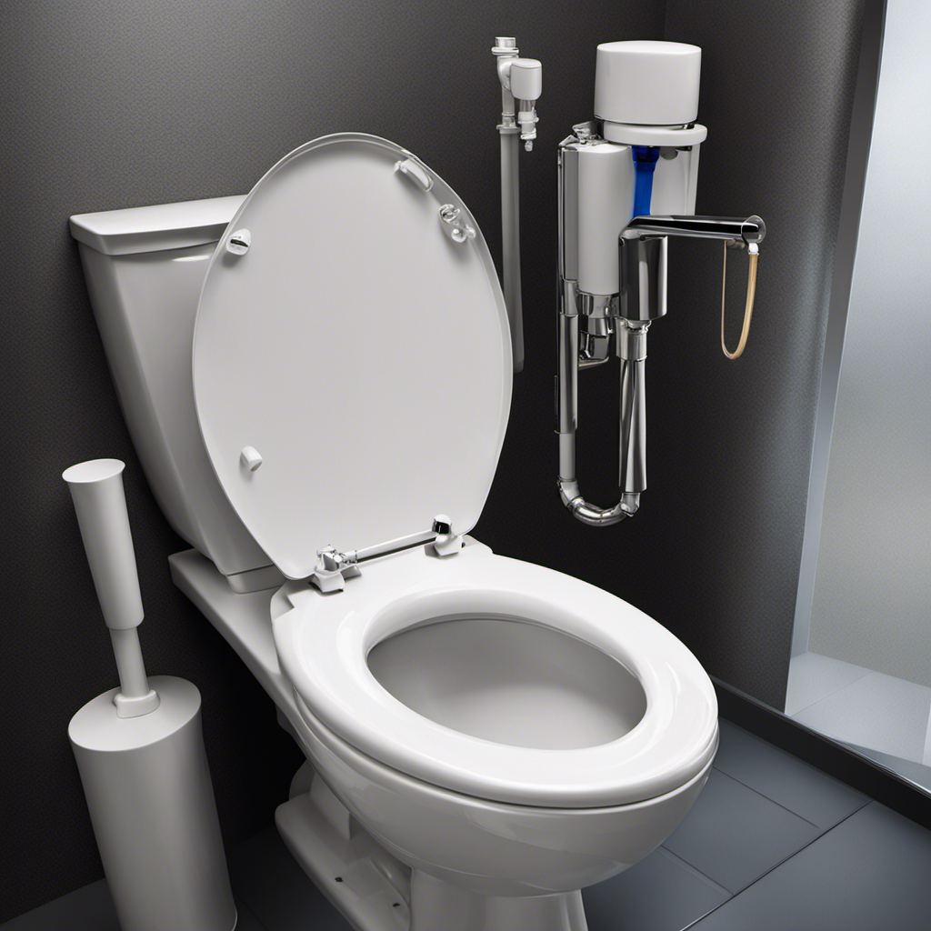 An image showing a close-up view of a toilet tank with the water supply valve turned off, a broken float arm, and a disconnected fill tube, illustrating the various reasons why a toilet won't fill up with water