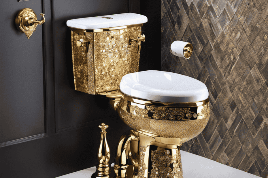 An image showcasing the opulence and elegance of high-end luxury toilets