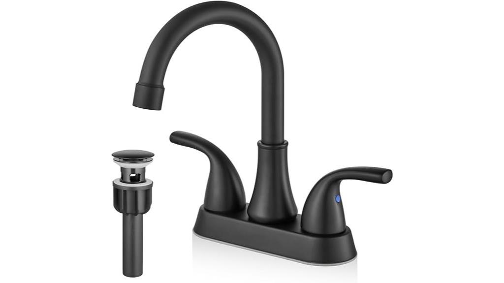 detailed review of cinwiny matte black faucet