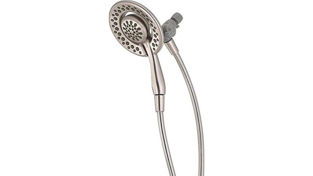 detailed review of delta faucet 4 spray in2ition shower head