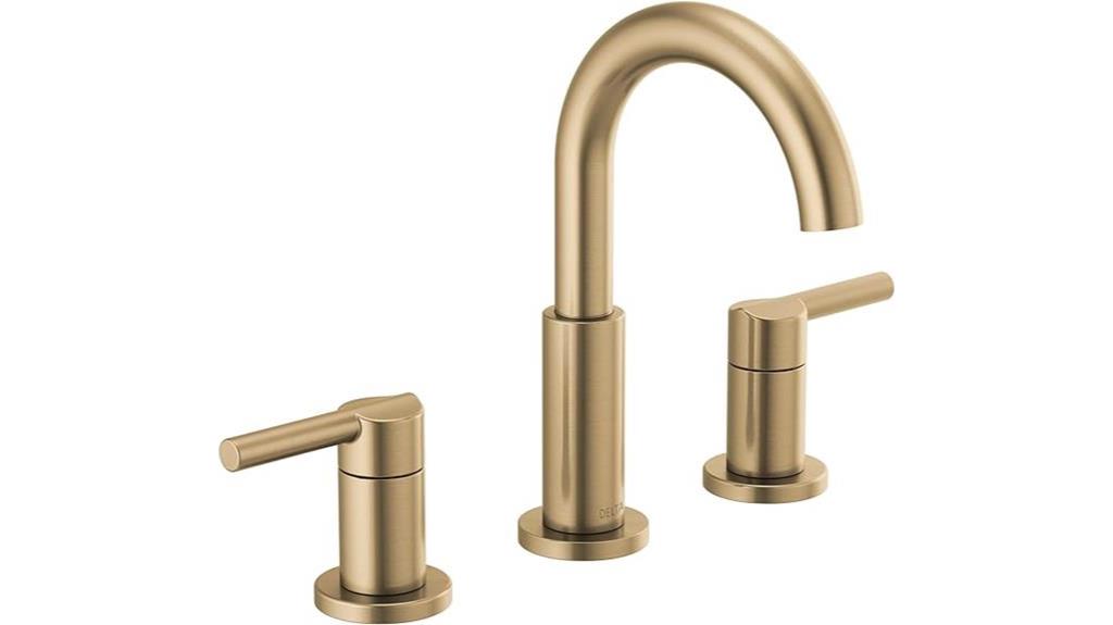 detailed review of delta faucet nicoli widespread bathroom faucet