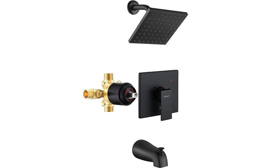 detailed review of esnbia tub shower faucet set