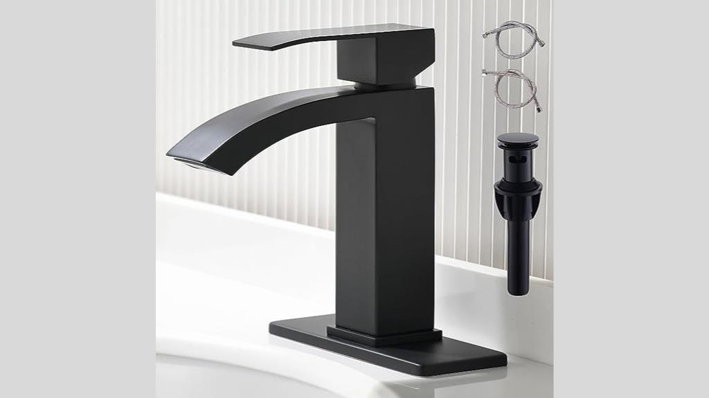 detailed review of fropo black bathroom sink faucet