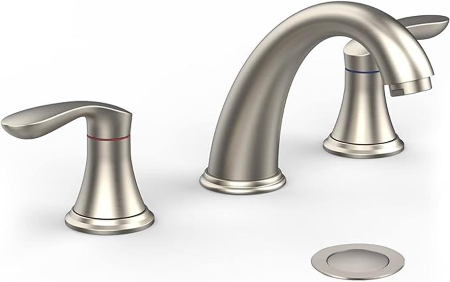 detailed review of hosslly widespread bathroom faucet