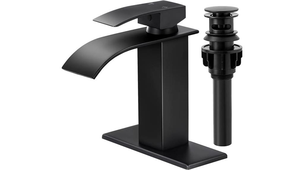 detailed review of kzh waterfall bathroom faucet
