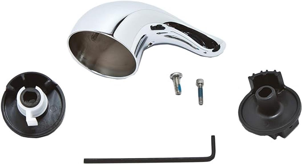 detailed review of moen 100657 lever shower handle