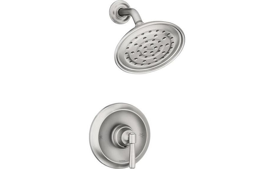 detailed review of moen halle shower faucet trim set