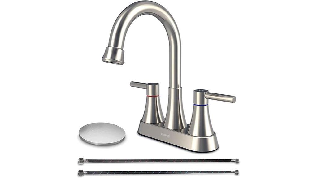 detailed review of qsbofost 2 handle centerset faucet