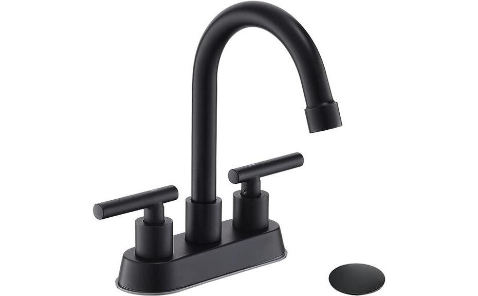 detailed review of yardmonet black bathroom faucet
