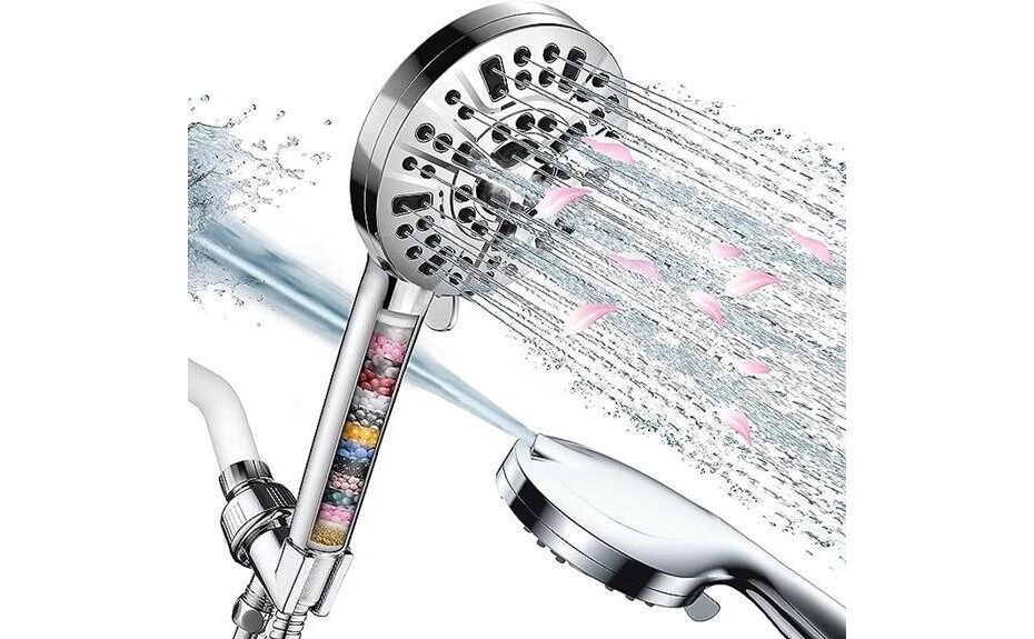 high pressure water saving shower head