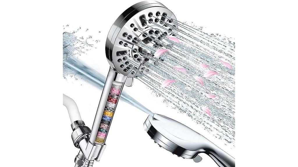 high pressure water saving shower head