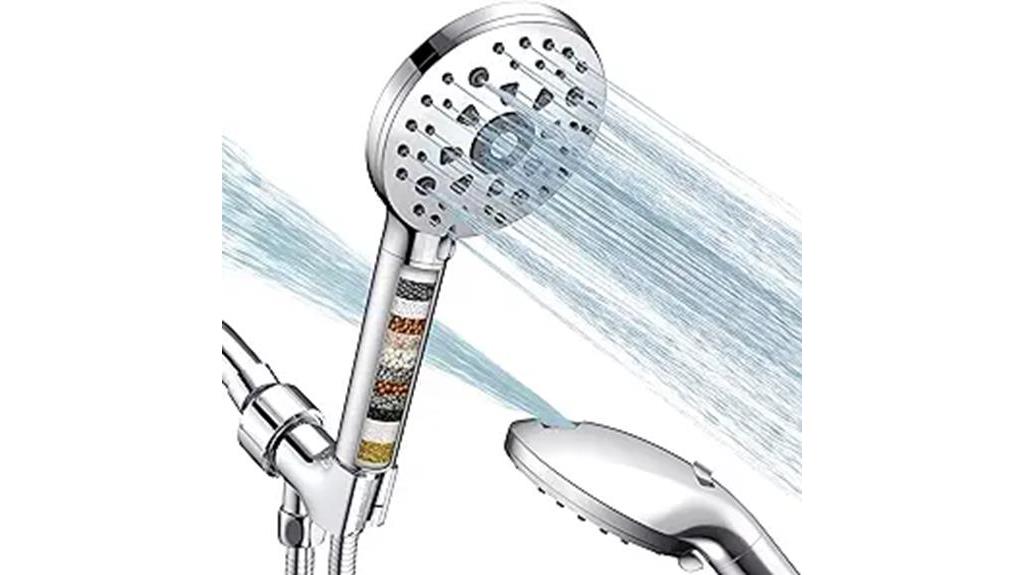 highly rated filtered shower head