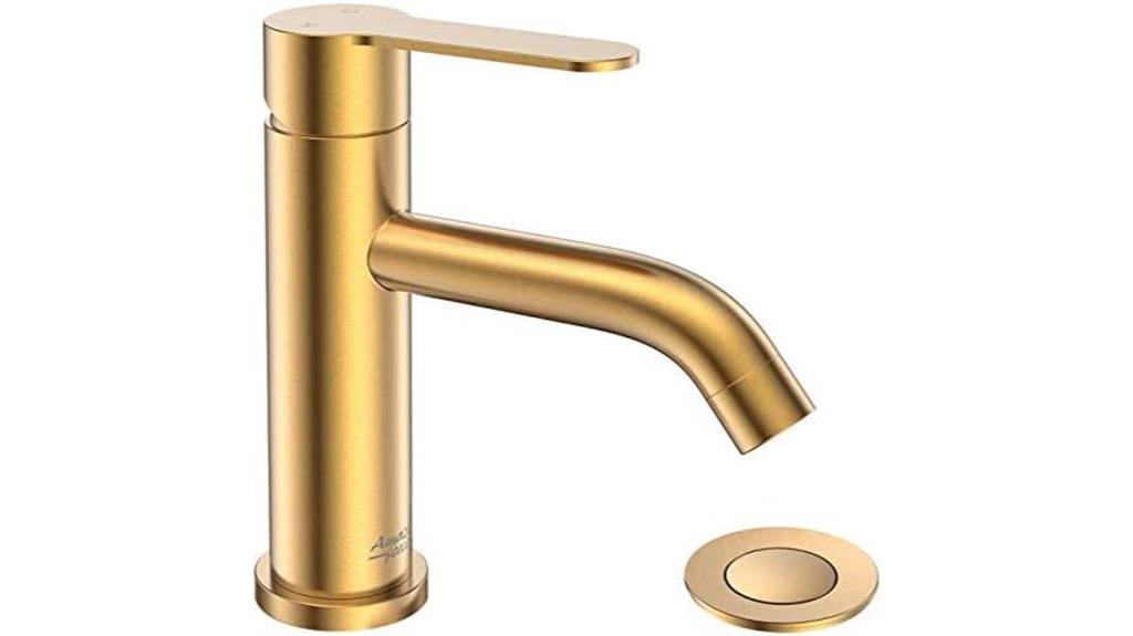 highly rated gold bathroom faucet