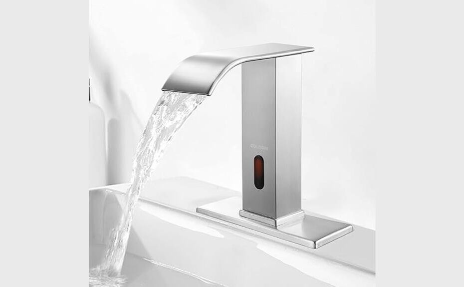 luxury touchless bathroom faucet
