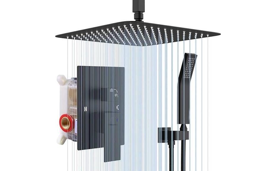 stylish and functional shower
