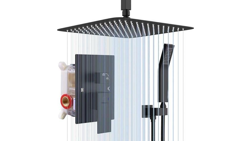 stylish and functional shower