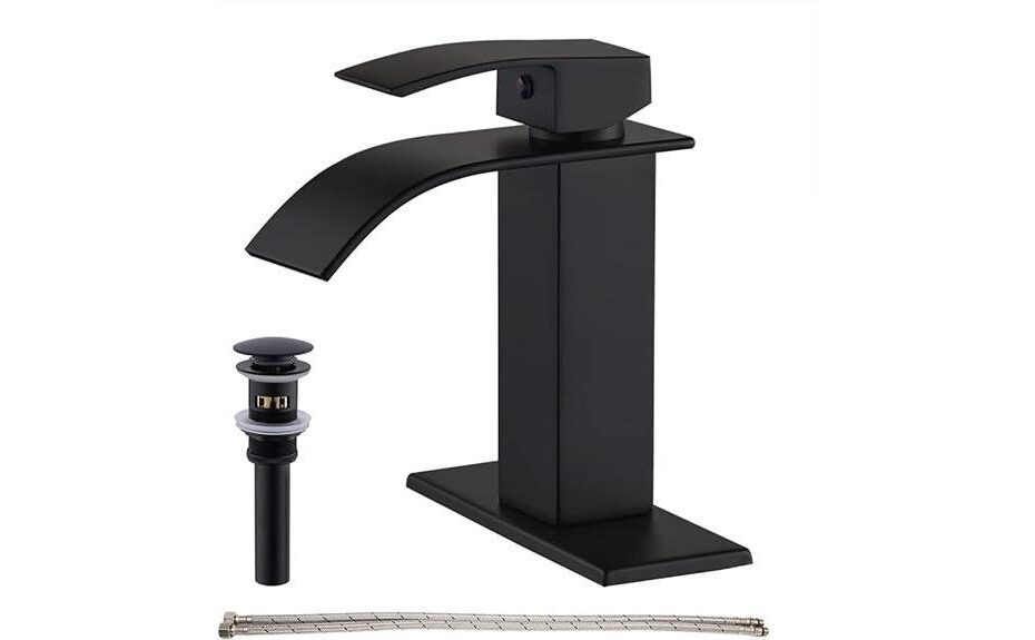 stylish and functional waterfall faucet