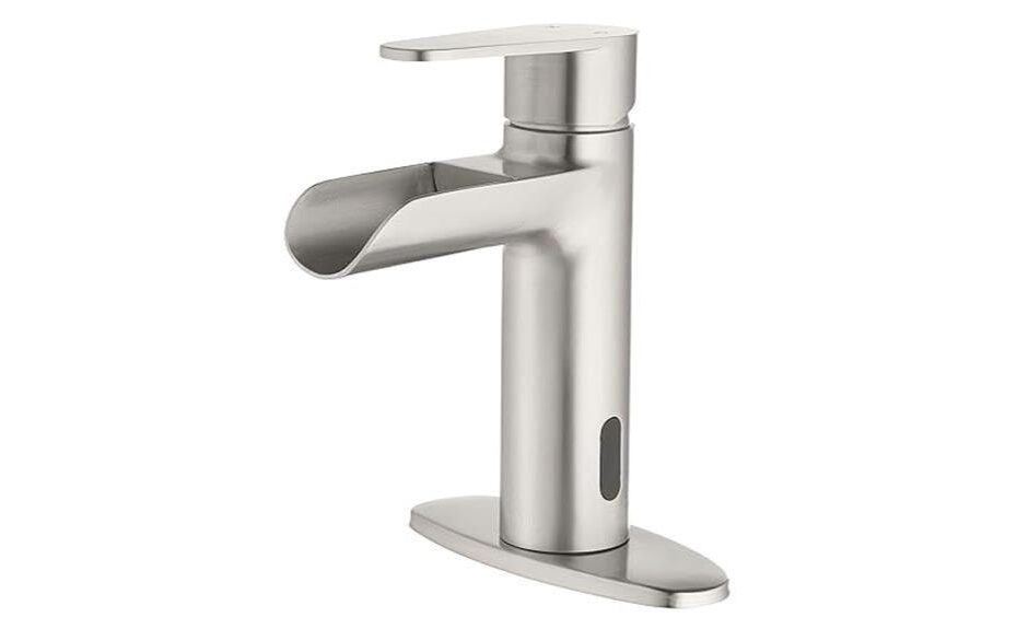 touchless waterfall faucet review