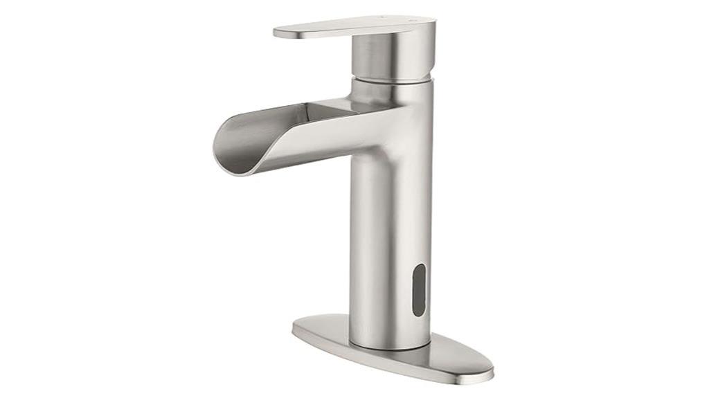 touchless waterfall faucet review