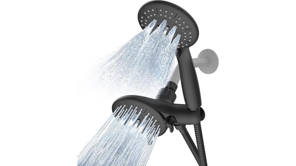 versatile and high quality shower head combo