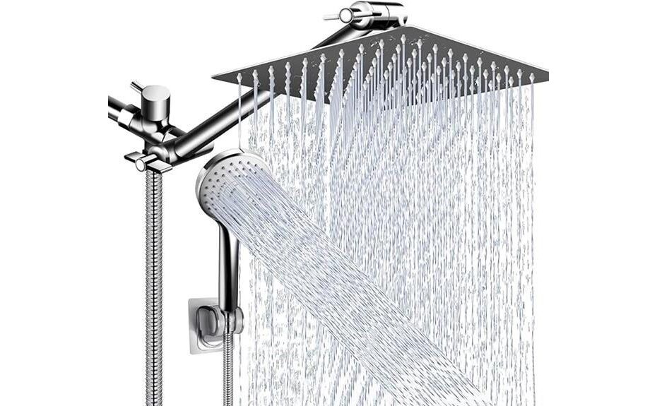versatile high pressure shower experience