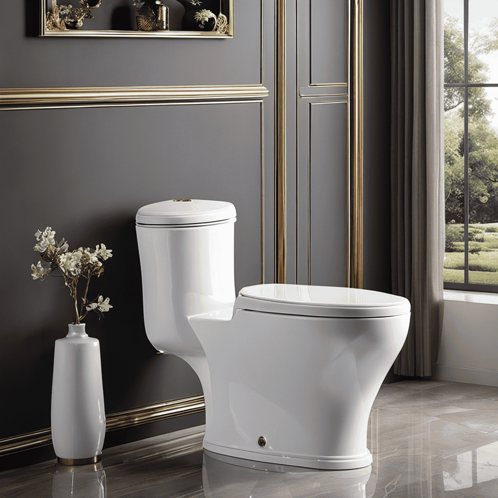 An image showcasing a high-end luxury toilet's unparalleled material quality