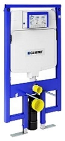 Geberit 111.728.00.1 Concealed Toilet Carrier Frame with UP720 Dual-Flush Tank