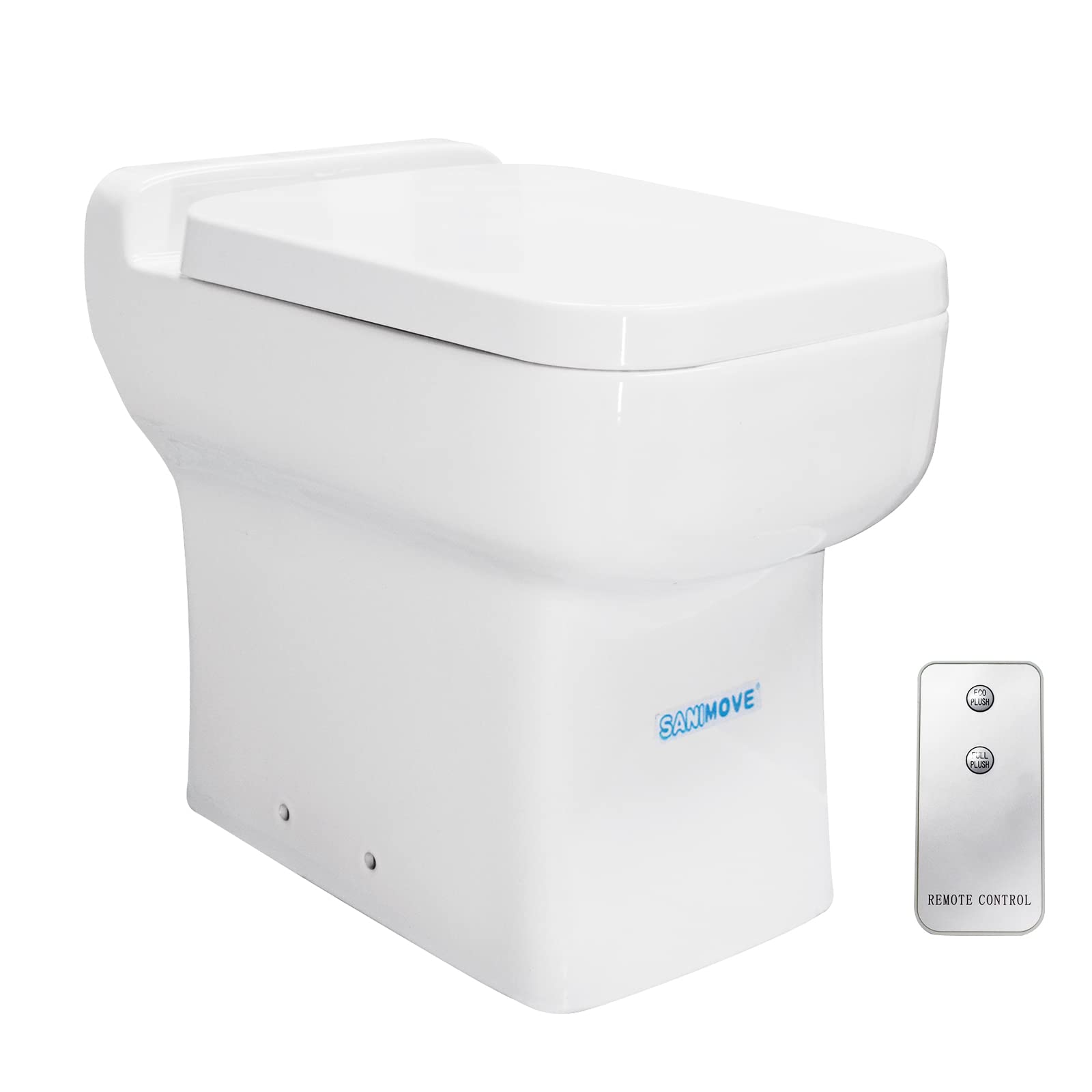 Flodream 600 Watt Compact One Piece Toilet with Macerator Pump