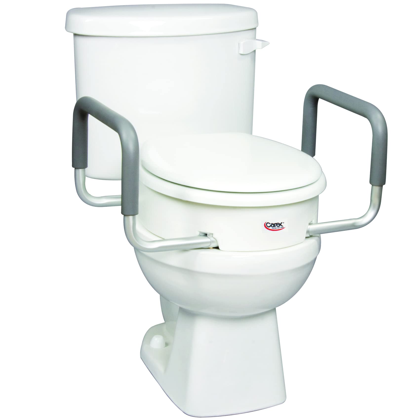 Carex Raised Toilet Seat with Handles