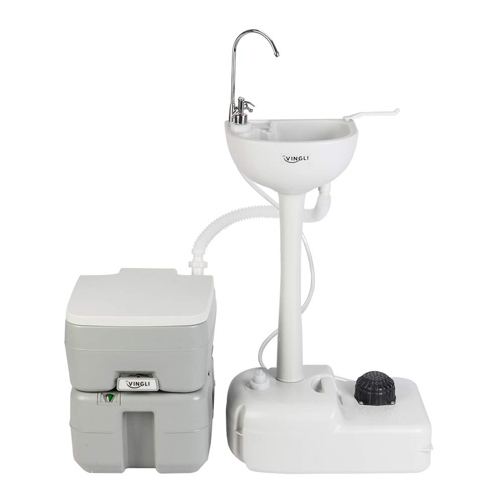 VINGLI Portable Sink and Toilet Combo