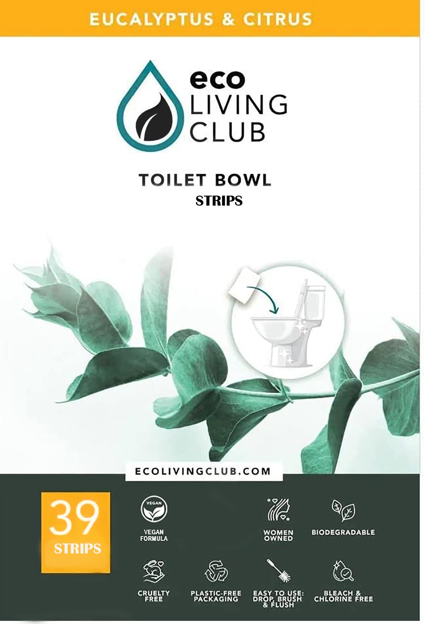 Eco Living Club Toilet Bowl Strips