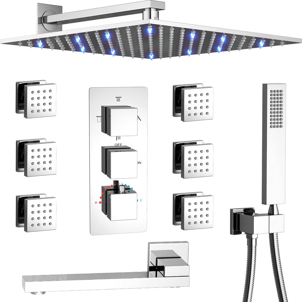 KATAIS Chrome Shower Jets System