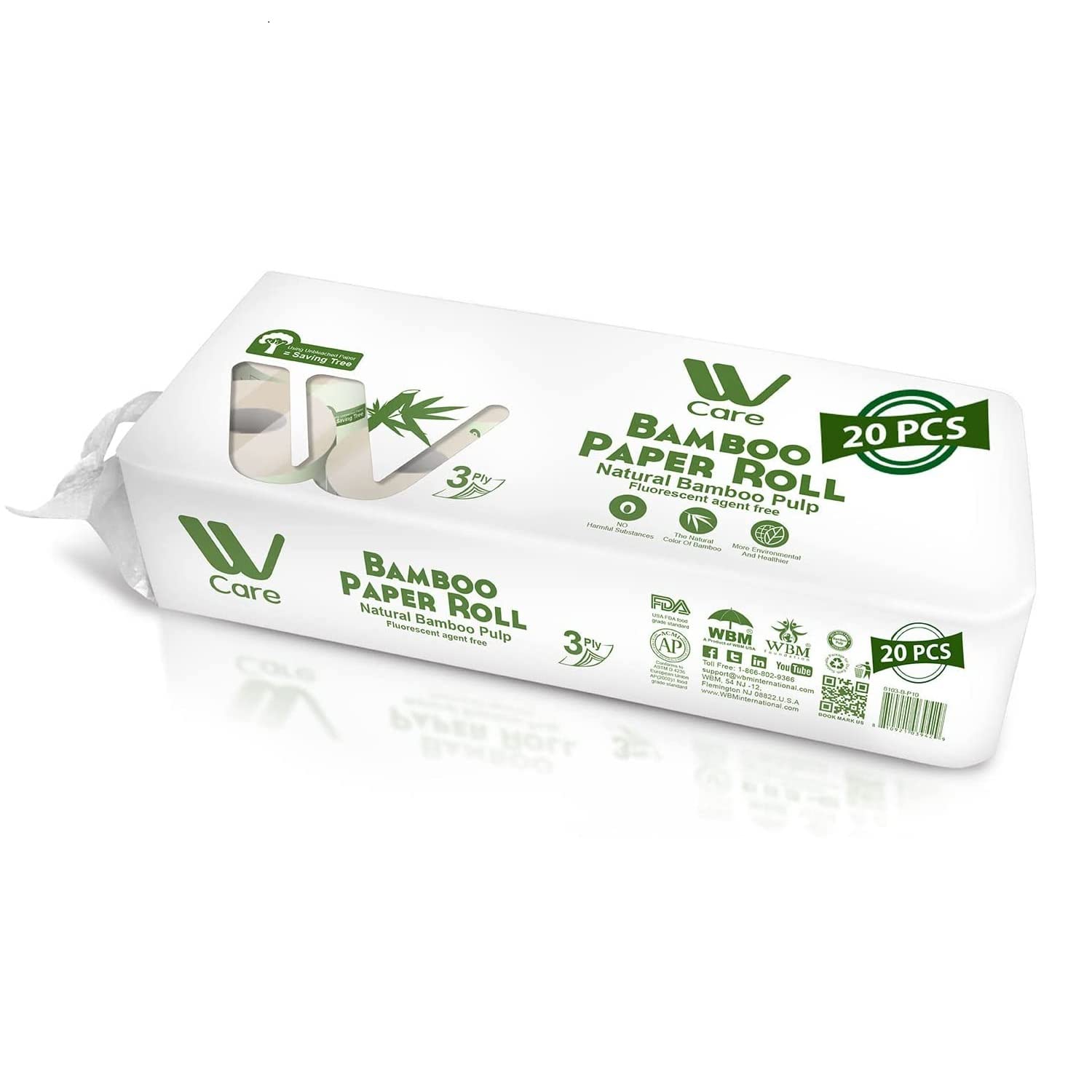 WBM Care Bamboo Toilet Paper