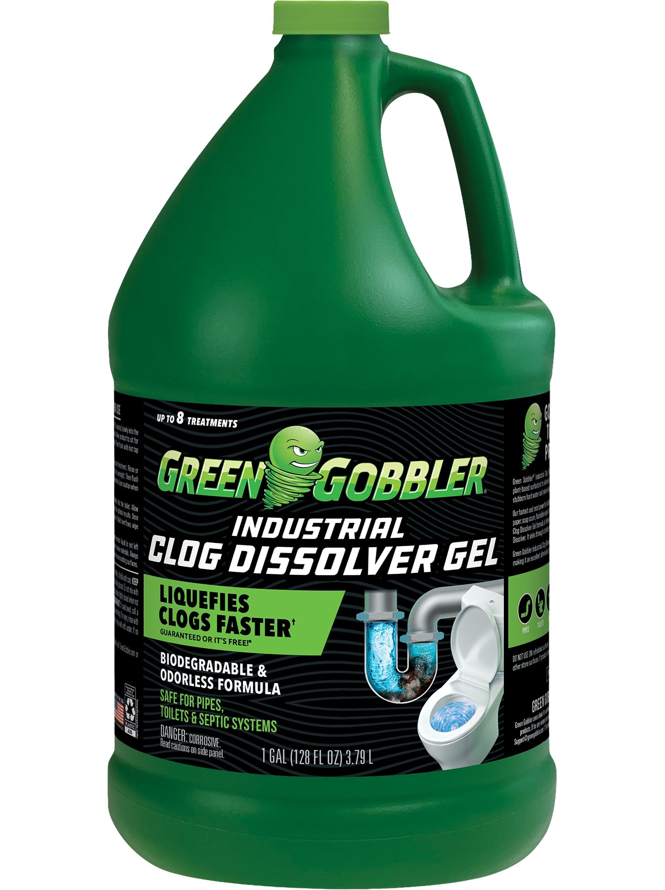 Green Gobbler Industrial Strength Grease and Hair Drain Clog Remover