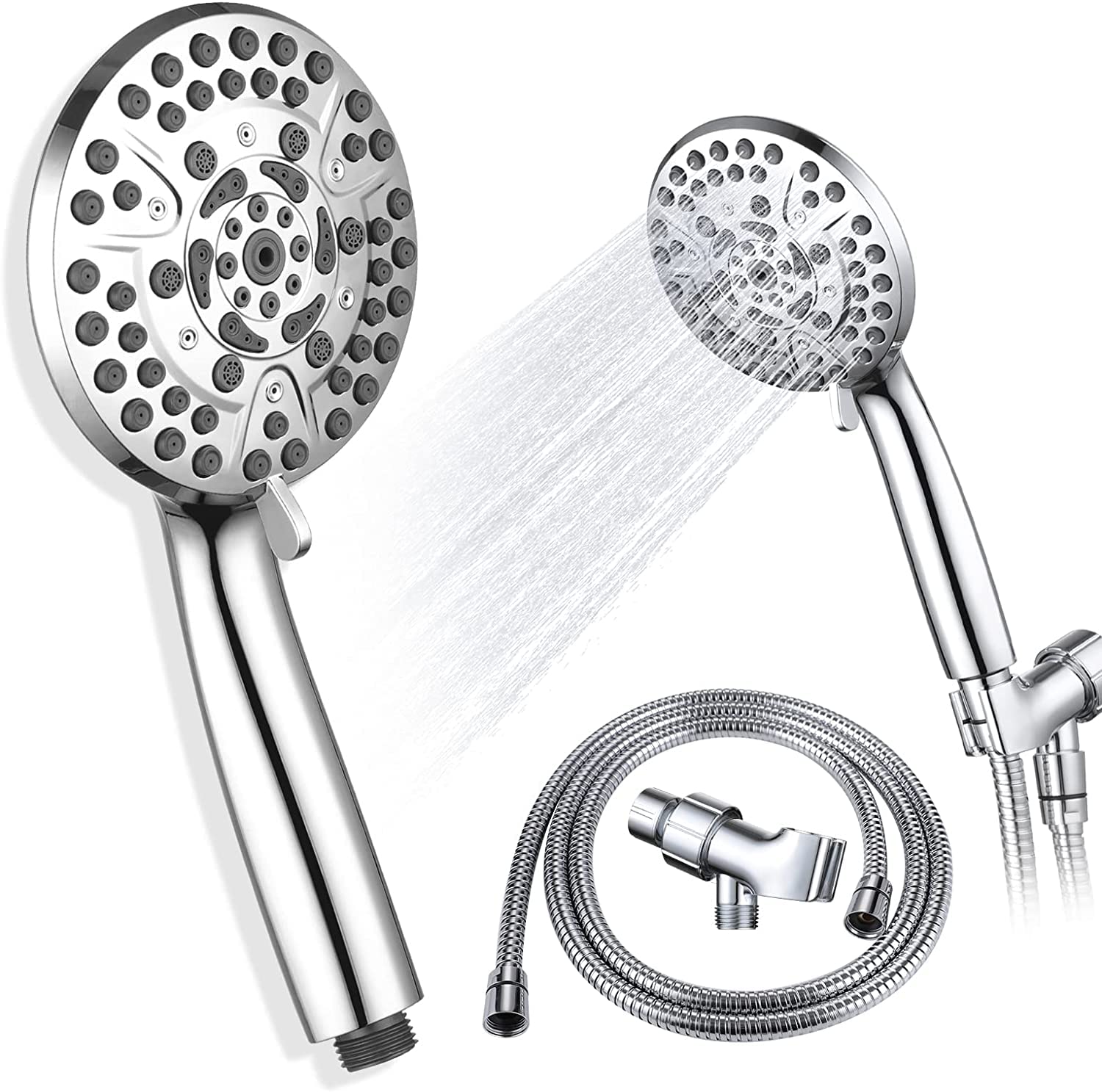 Dancespot Hand Held Shower Head with Long Hose