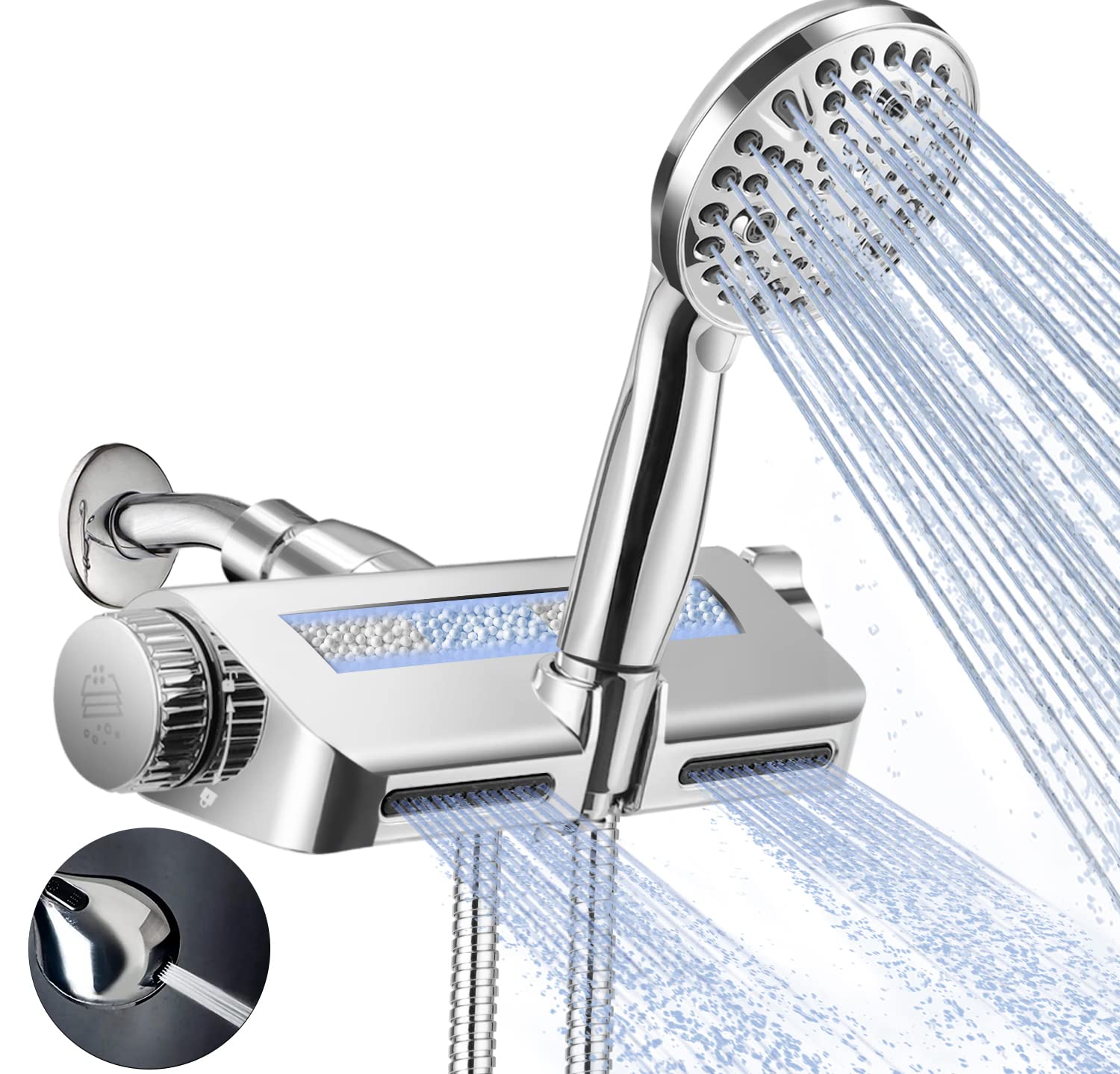 Surpzon Filtered Shower Head with Handheld Combo