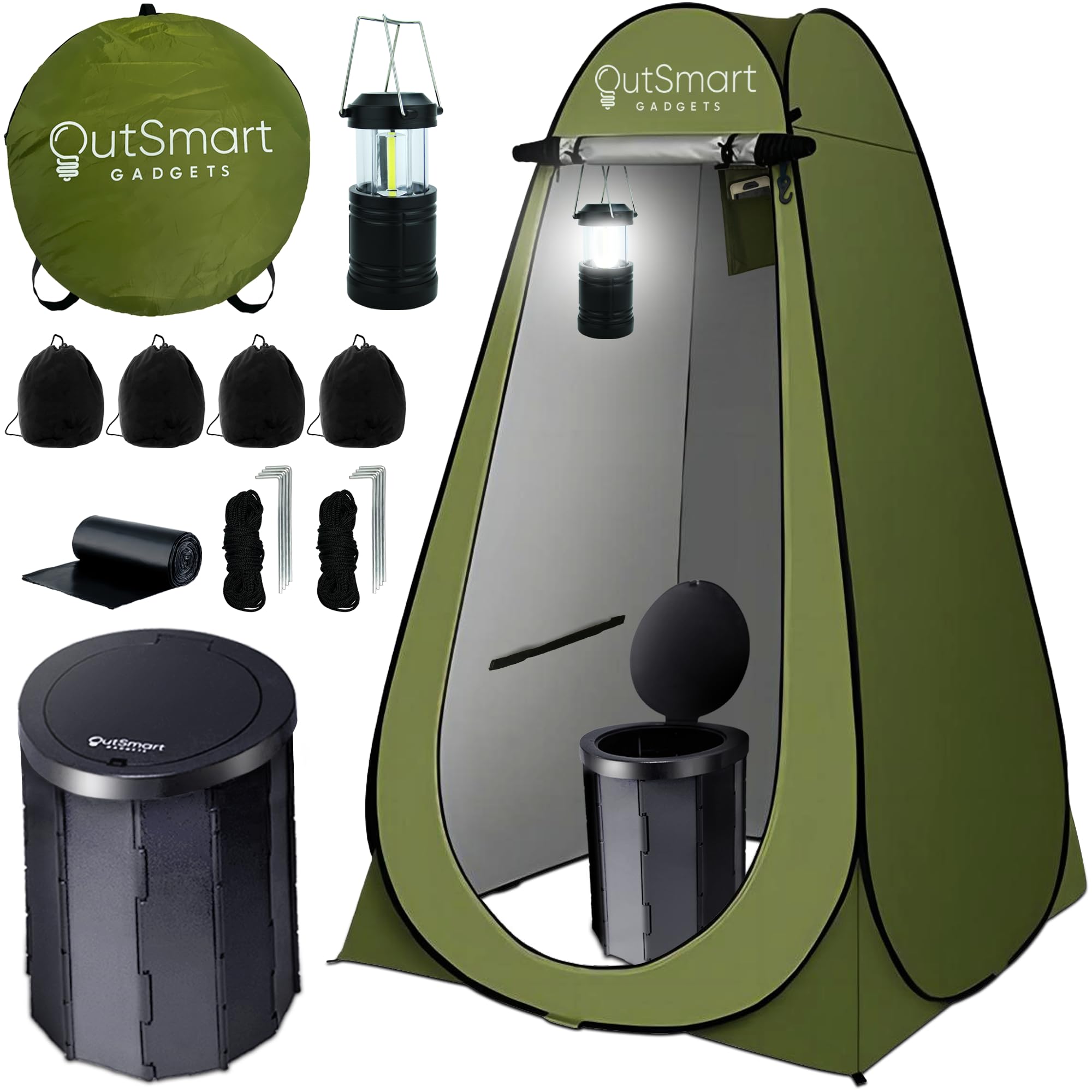 Outsmart Gadgets Camping Toilet Set