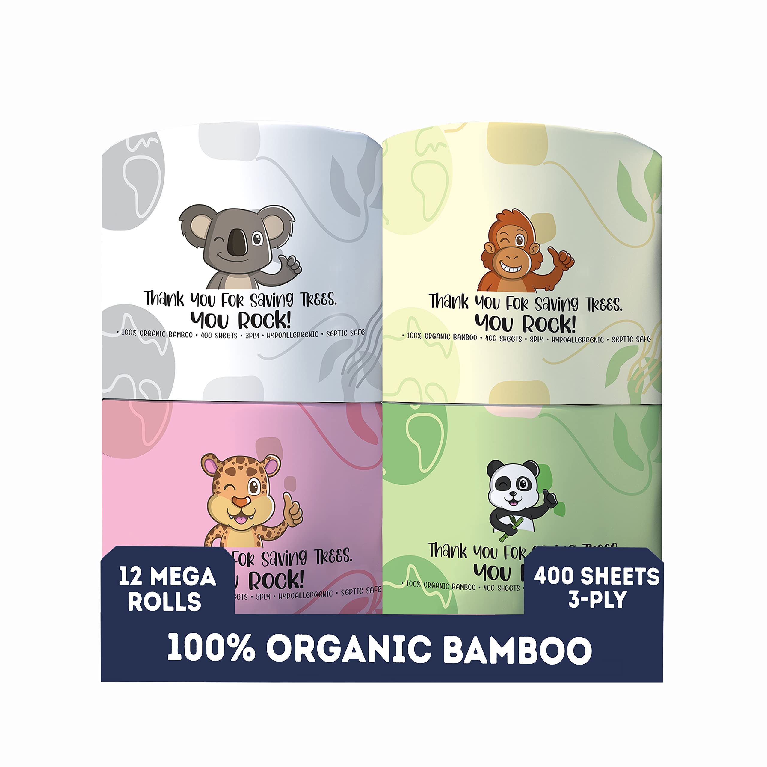 MOTHER EARTH Organic Bamboo Toilet Paper