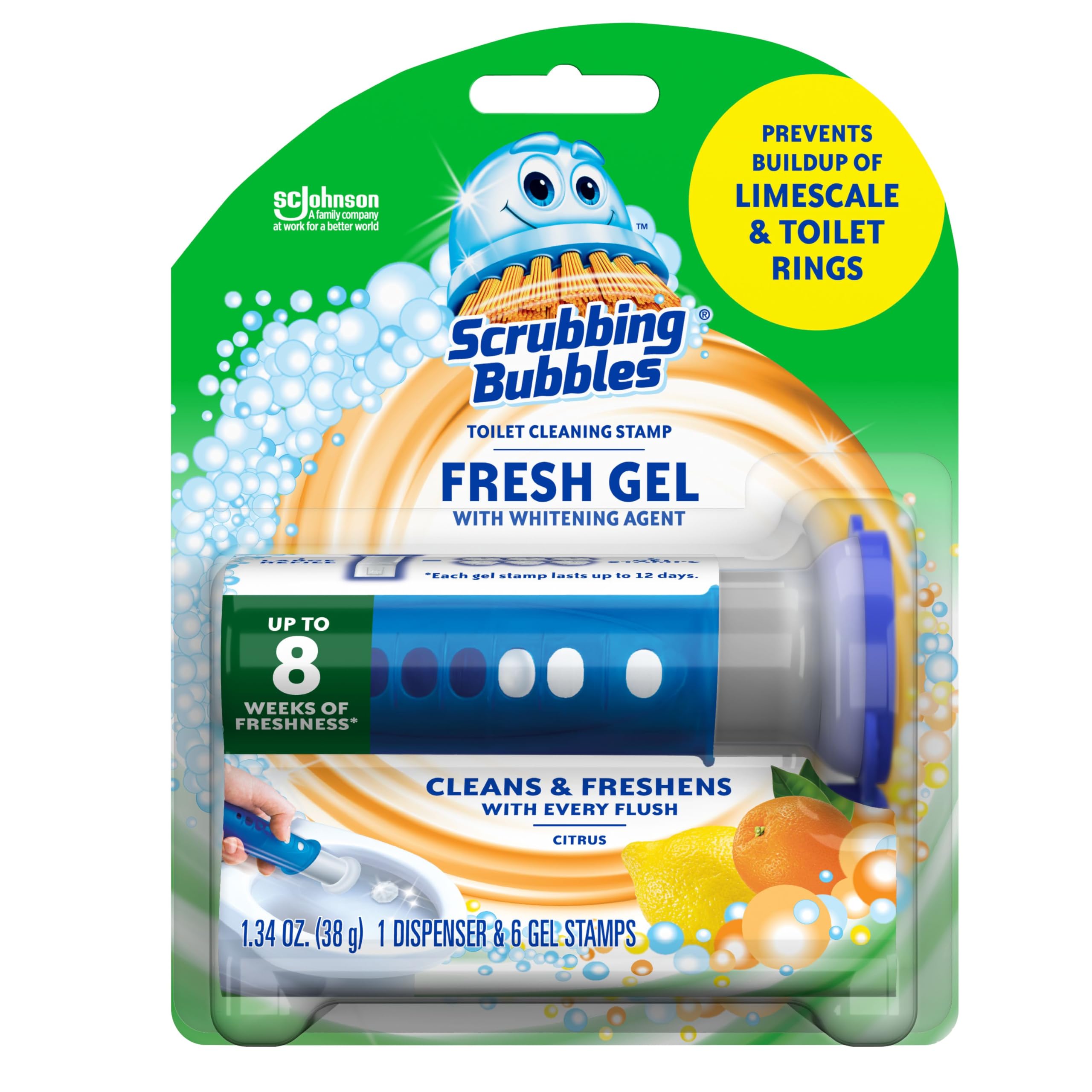 Scrubbing Bubbles Toilet Gel Stamps