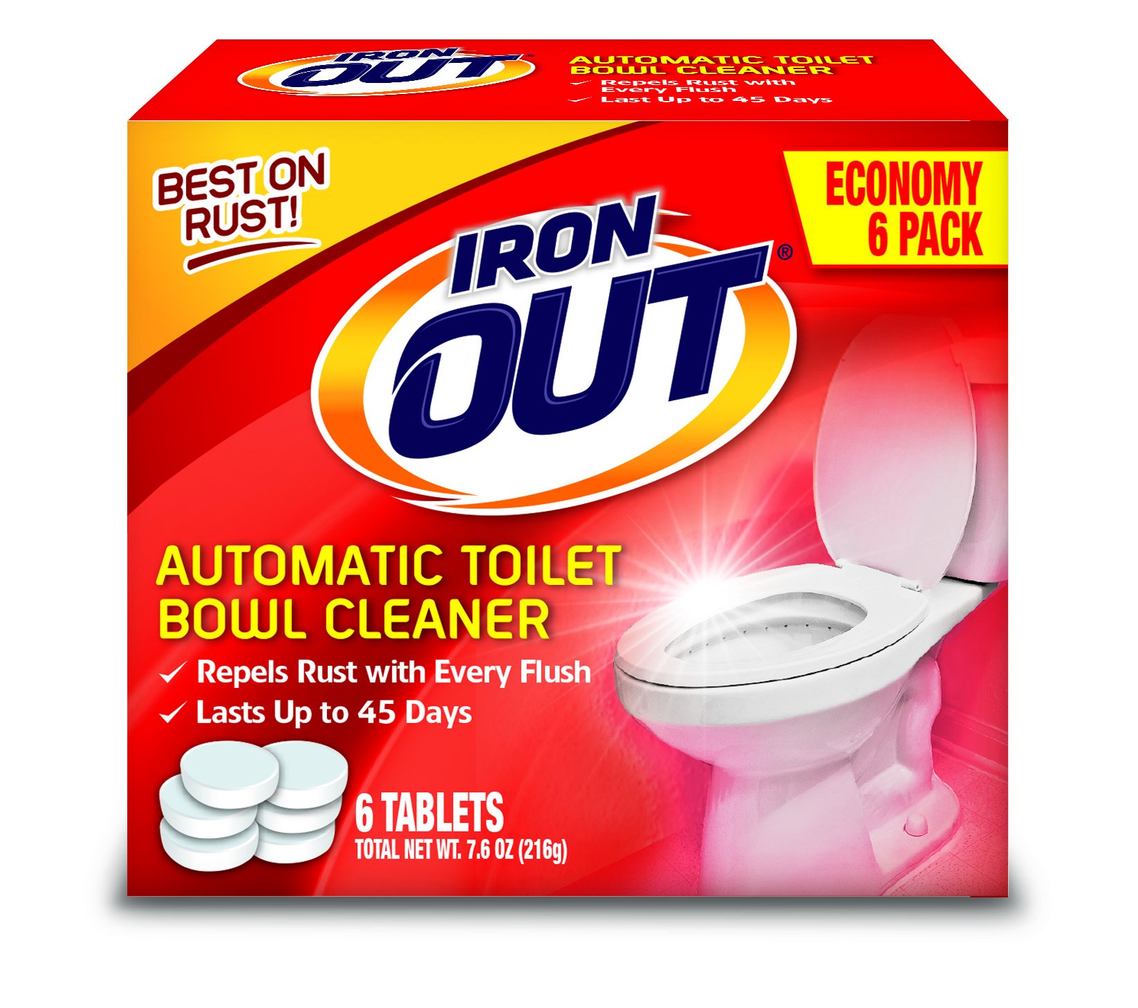 Iron OUT Automatic Toilet Bowl Cleaner