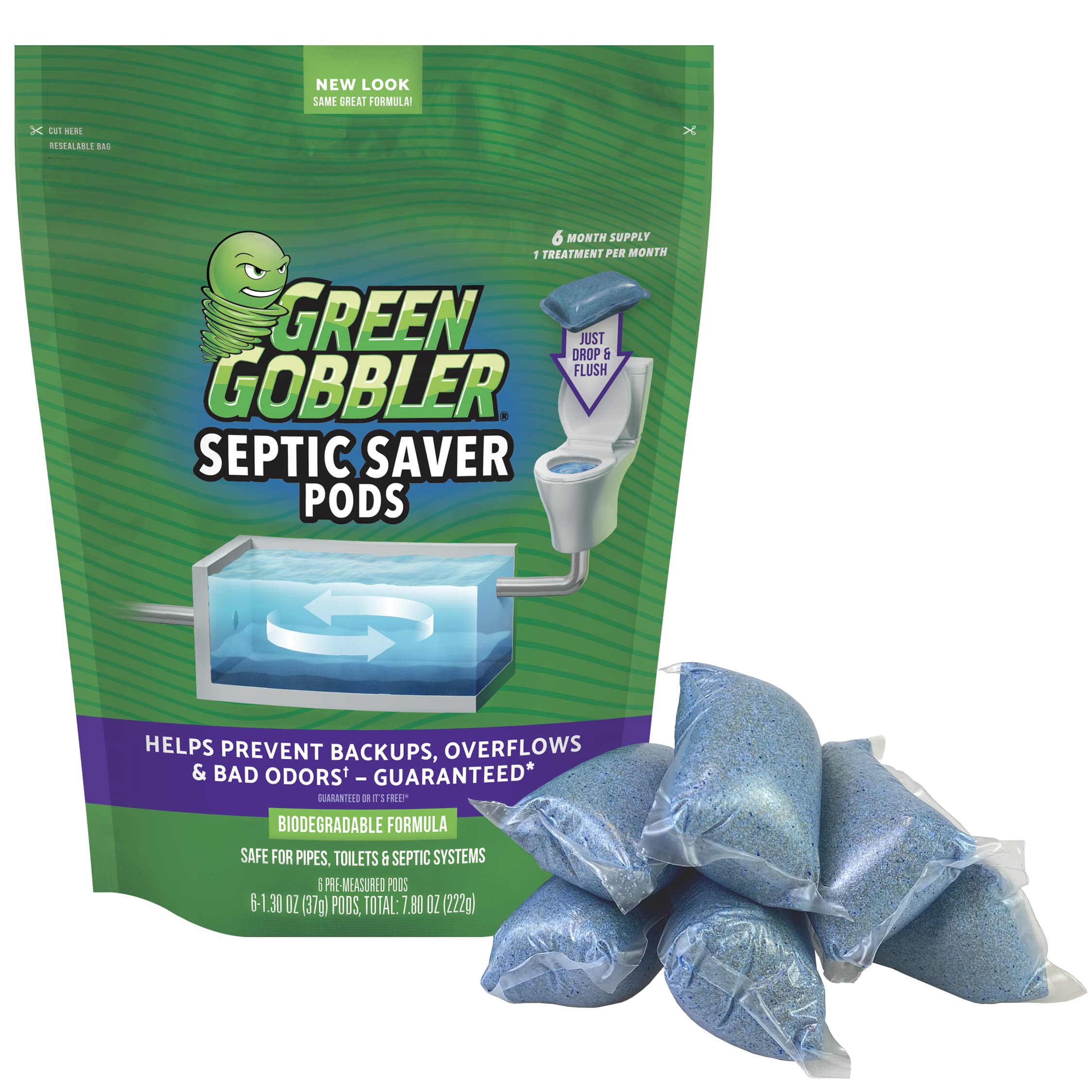 Green Gobbler Septic Tank Treatment Packets