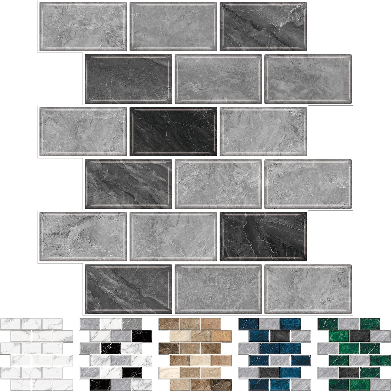 URCOLOR Peel and Stick Backsplash