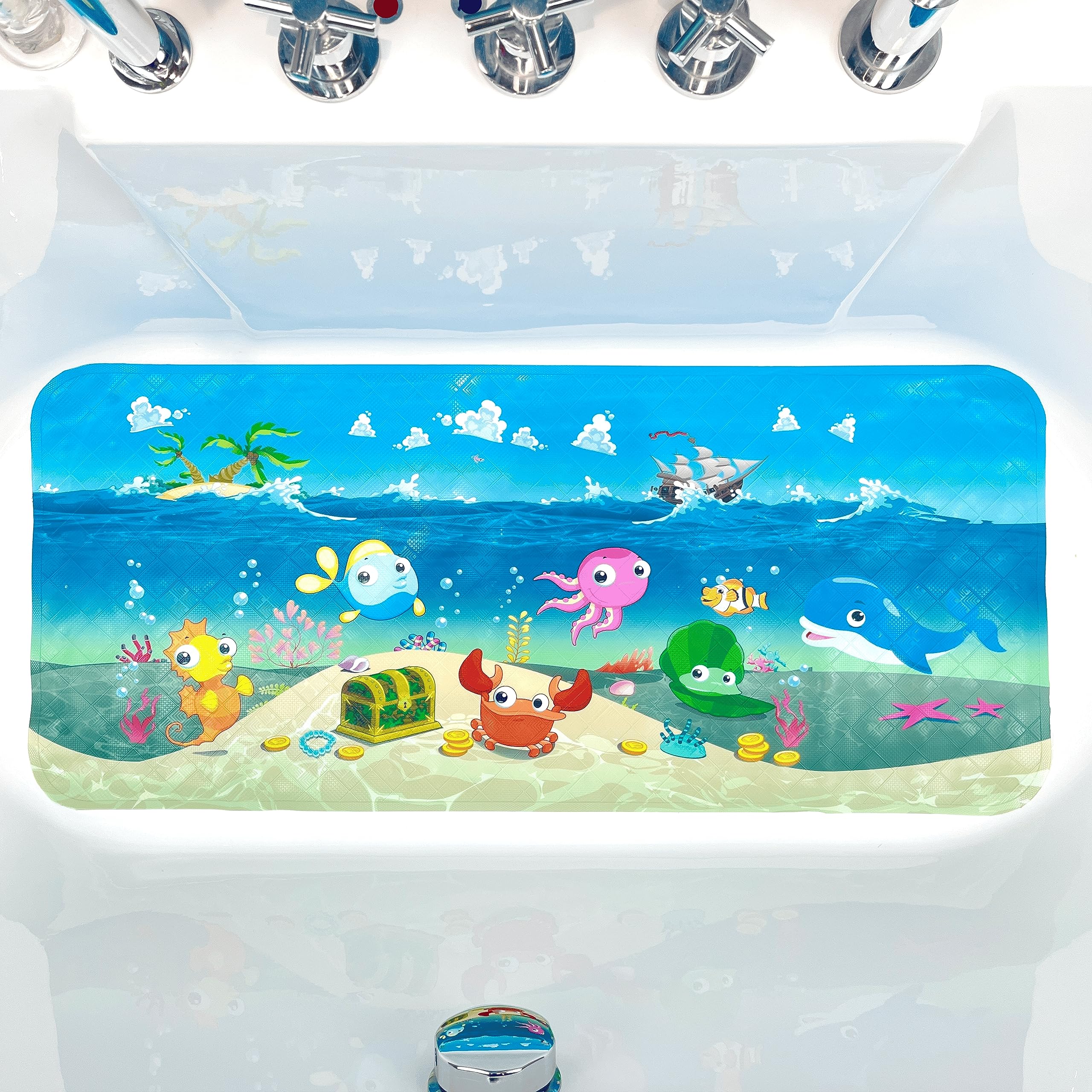 AZONEIN Cartoon Tub Mat