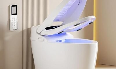 exquisite luxury toilet with smart features