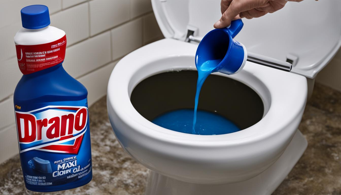 how to use drano max gel in toilet